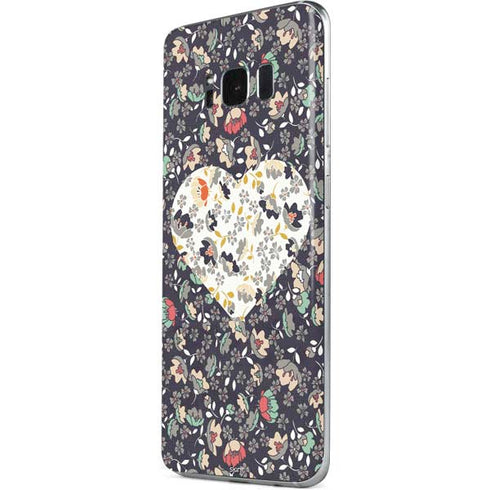 Floral Heart Galaxy S8 Skin