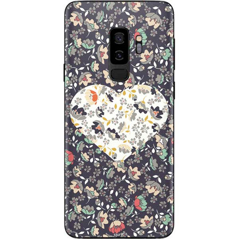 Floral Heart Galaxy S9 Plus Skin