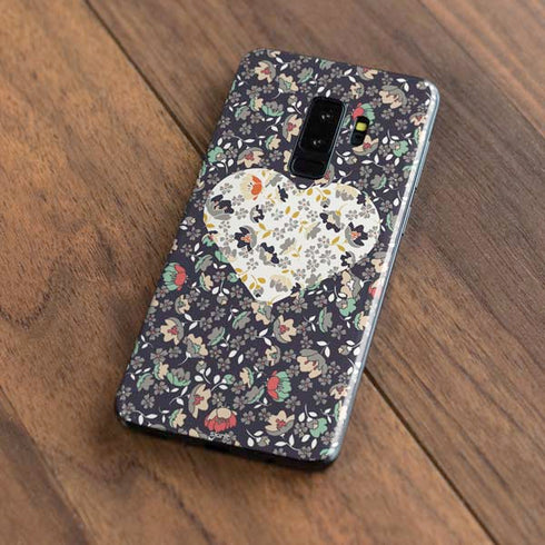 Floral Heart Galaxy S9 Plus Skin