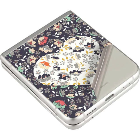 Floral Heart Galaxy Z Flip3 5G Skin