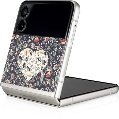 Floral Heart Galaxy Z Flip3 5G Skin