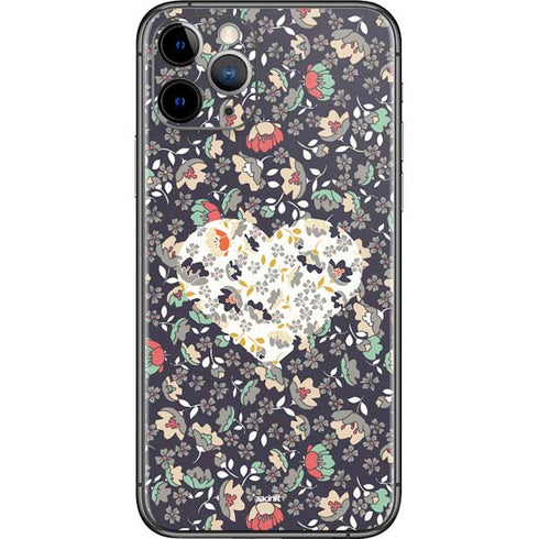 Floral Heart iPhone 11 Pro Skin