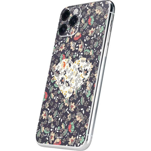 Floral Heart iPhone 11 Pro Skin