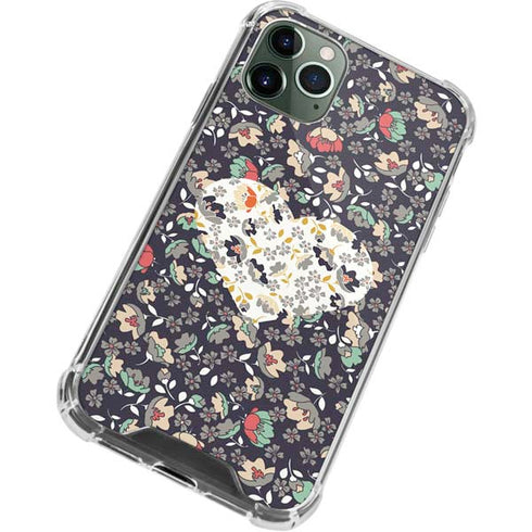 Floral Heart iPhone 12 Pro Clear Case