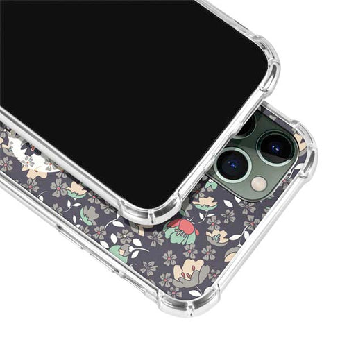 Floral Heart iPhone 12 Pro Max Clear Case