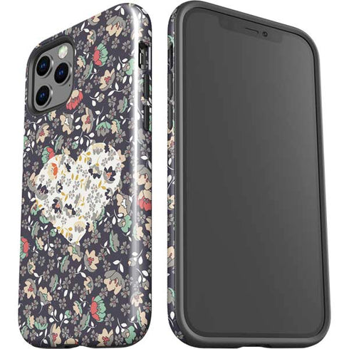Floral Heart iPhone 12 Pro Max Impact Case