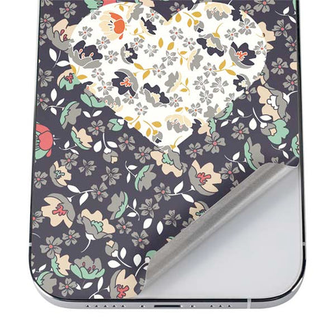 Floral Heart iPhone 12 Pro Skin
