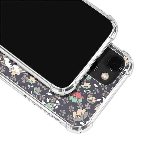 Floral Heart iPhone 13 Clear Case