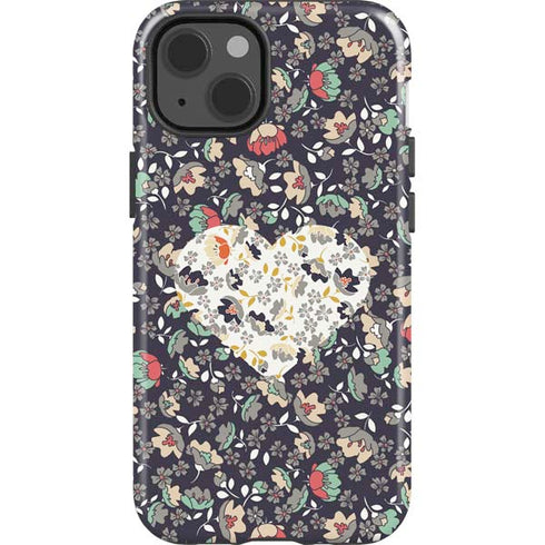 Floral Heart iPhone 13 Impact Case