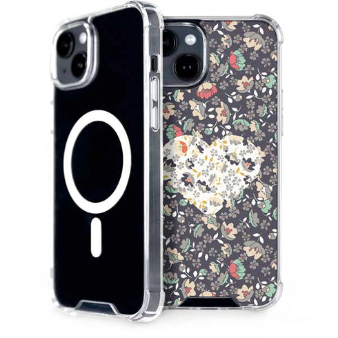 Floral Heart iPhone 13 MagSafe Case