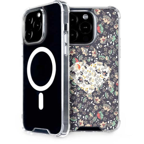 Floral Heart iPhone 13 Pro MagSafe Case