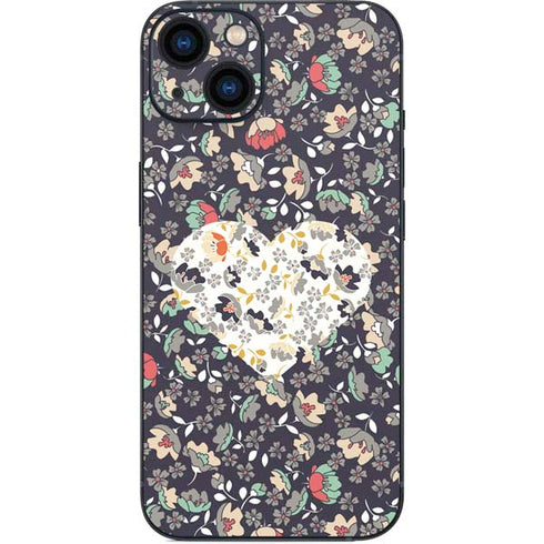 Floral Heart iPhone 13 Skin