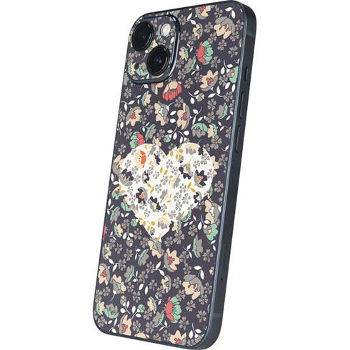 Floral Heart iPhone 13 Skin