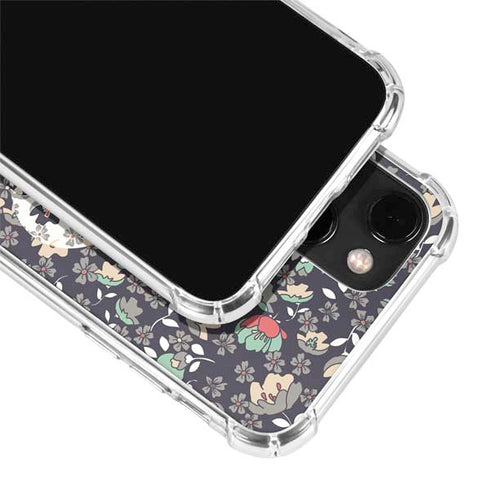 Floral Heart iPhone 14 Clear Case
