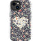 Floral Heart iPhone 15 Plus Impact Case