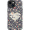 Floral Heart iPhone 14 Plus Impact Case