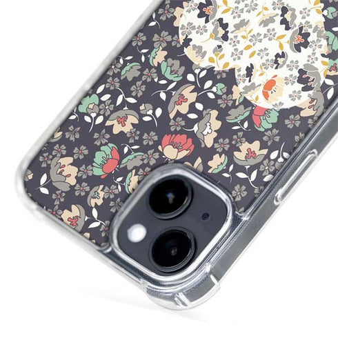Floral Heart iPhone 15 Plus MagSafe Case