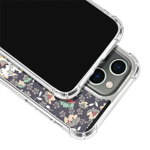 Floral Heart iPhone 15 Pro Max Clear Case