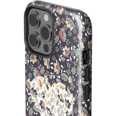 Floral Heart iPhone 14 Pro Max Impact Case