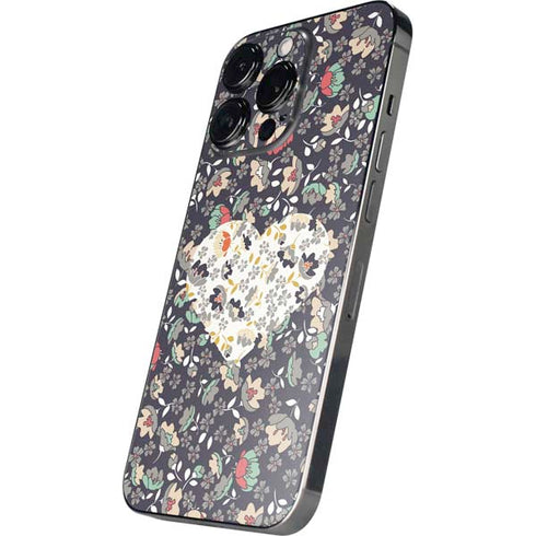 Floral Heart iPhone 14 Pro Max Skin
