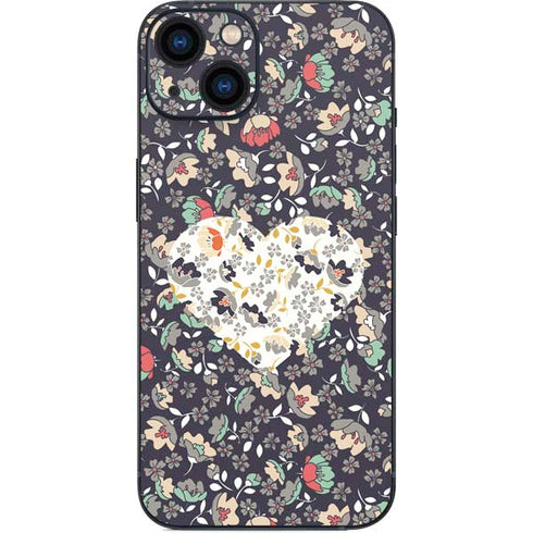 Floral Heart iPhone 14 Skin
