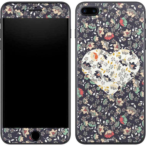 Floral Heart iPhone 8 Plus Skin