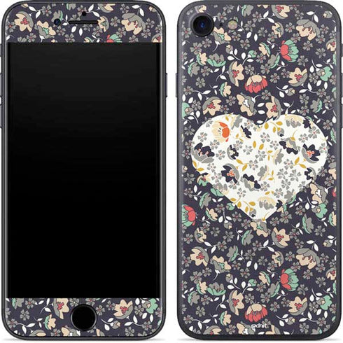 Floral Heart iPhone 8 Skin