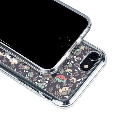 Floral Heart iPhone SE (2nd & 3rd Gen) Clear Case