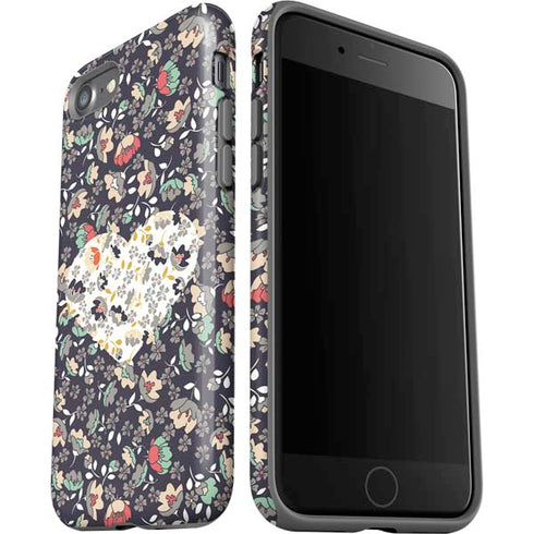 Floral Heart iPhone SE (2nd & 3rd Gen) Pro Case