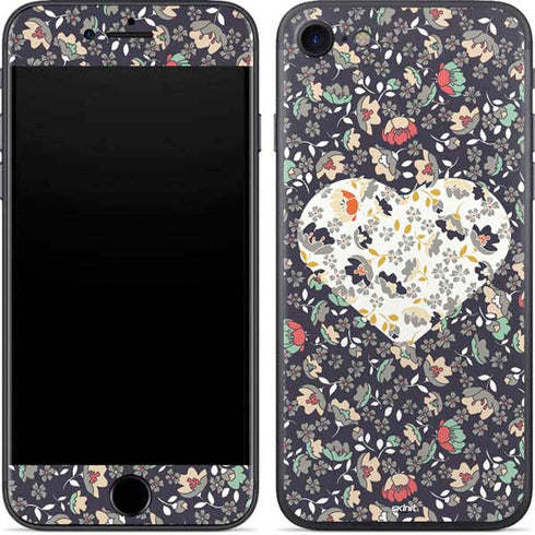 Floral Heart iPhone SE (2nd & 3rd Gen) Skin
