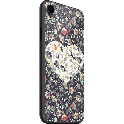 Floral Heart iPhone SE (2nd & 3rd Gen) Skin