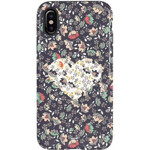 Floral Heart iPhone X Pro Case