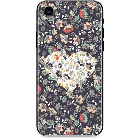 Floral Heart iPhone XR Skin
