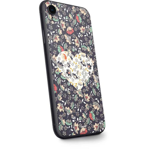 Floral Heart iPhone XR Skin