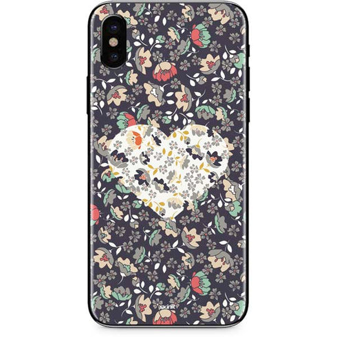 Floral Heart iPhone XS Max Skin