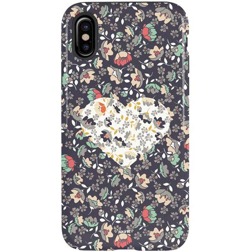 Floral Heart iPhone XS Pro Case