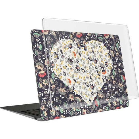 Floral Heart MacBook Air 13in M1 (2021) Case plus Skin