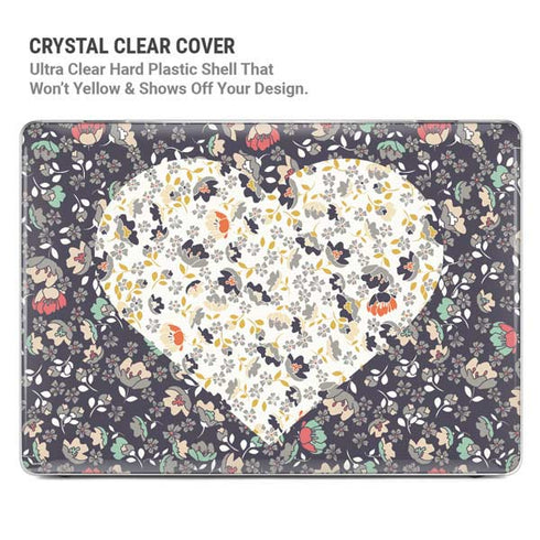 Floral Heart MacBook Air 13in M1 (2021) Case plus Skin