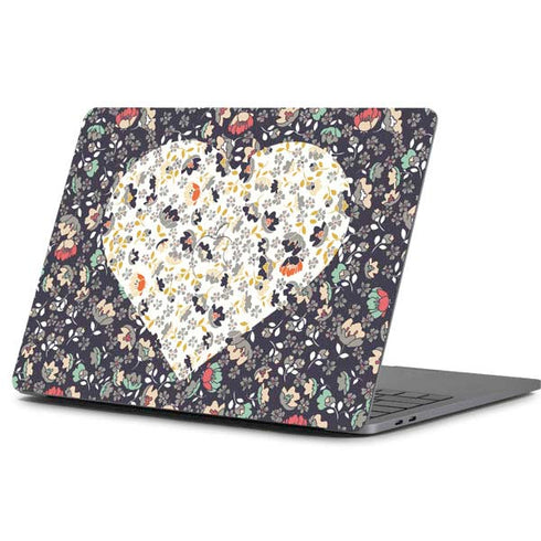 Floral Heart Apple MacBook Pro 13-inch Skin