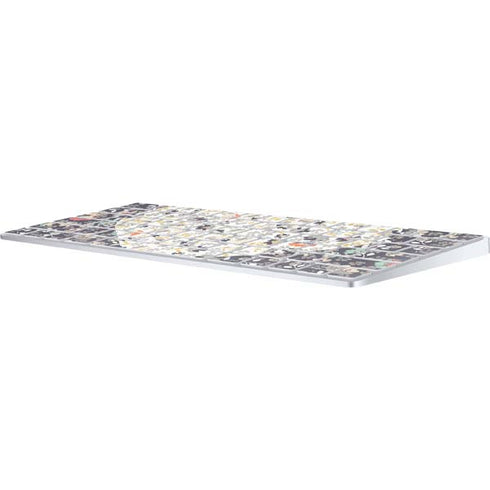 Floral Heart Magic Keyboard Skin