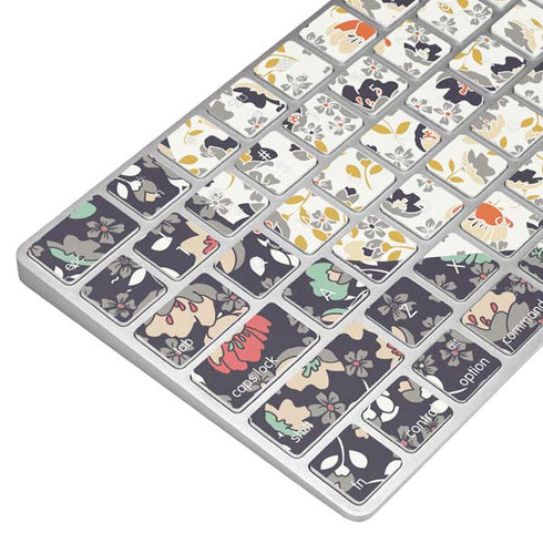 Floral Heart Magic Keyboard Skin