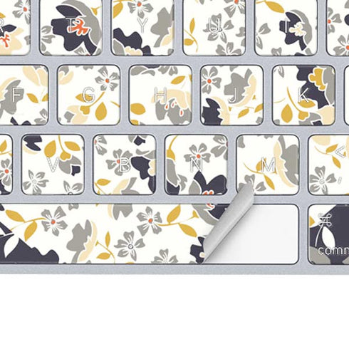 Floral Heart Magic Keyboard Skin