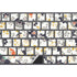 Floral Heart Magic Keyboard with Numeric Keypad Skin