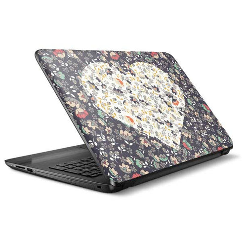 Floral Heart HP Notebook Skin