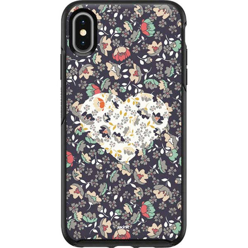 Floral Heart Otterbox Symmetry iPhone Skin