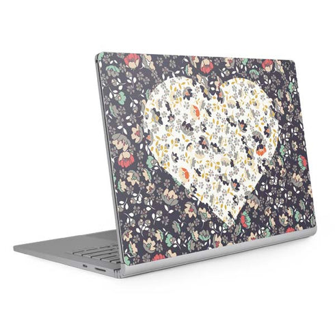 Floral Heart Surface Book 2 15in Skin