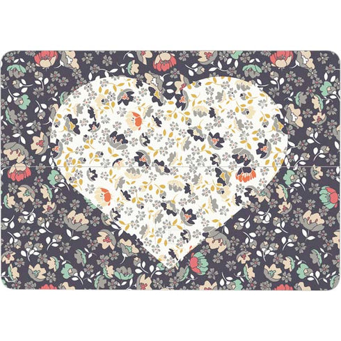 Floral Heart Surface Laptop Studio Skin