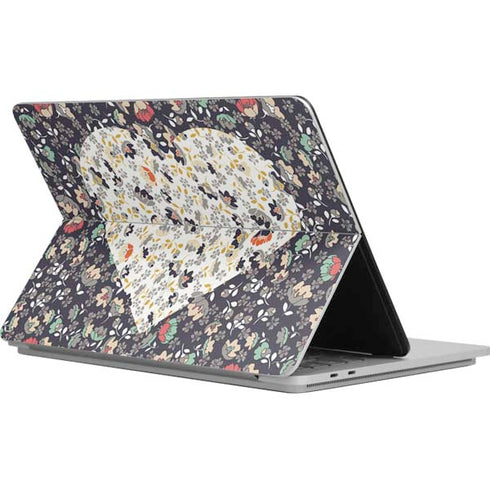 Floral Heart Surface Laptop Studio Skin