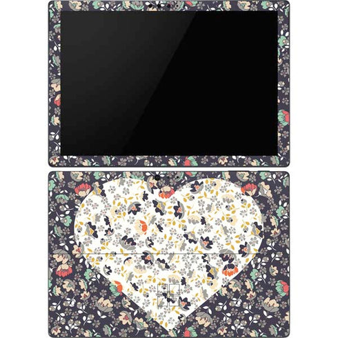 Floral Heart Surface Pro 6 Skin