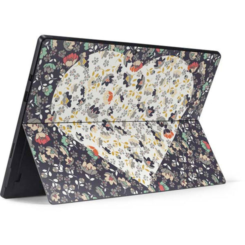 Floral Heart Surface Pro 7 Skin